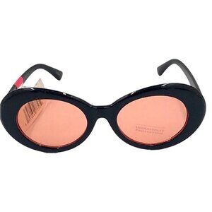 Lunettes 🕶 De Soleil Retro Oval Pink Lens Sunglasses